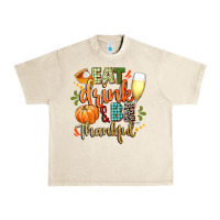 Sandshell eat drink and be thankful Urban Heavy Tee - CowGirlArtShop