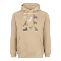 Mushroom Wolves Of The World Educational Wolf Gift Heavyweight Hoodie - trangStudio