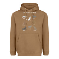 Toasted Coconut Wolves Of The World Educational Wolf Gift Heavyweight Hoodie - trangStudio