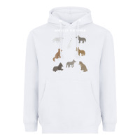 White Wolves Of The World Educational Wolf Gift Heavyweight Hoodie - trangStudio