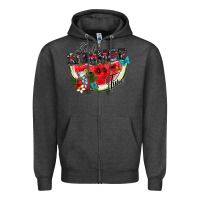 Charcoal Heather sweet summer time Zipper Hoodie - SublimationCraftShop