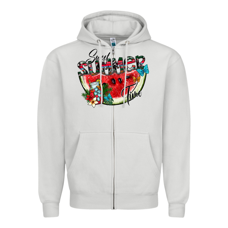 Sweet Summer Time Zipper Hoodie by SublimationCraftShop | Teevron