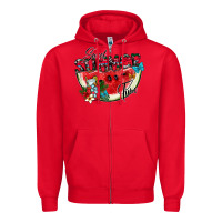 Red sweet summer time Zipper Hoodie - SublimationCraftShop
