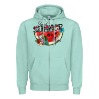 Seafoam sweet summer time Zipper Hoodie - SublimationCraftShop