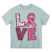 Arona Western Breast Cancer Love Heavy Core Tee - RanaPortraitStore