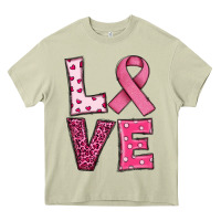 Mossy Western Breast Cancer Love Heavy Core Tee - RanaPortraitStore