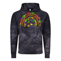 Cloud Black Mardi Gras rainbow Vintage Hoodie - HowdyJamesFarm