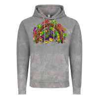 Cloud Rock Mardi Gras rainbow Vintage Hoodie - HowdyJamesFarm
