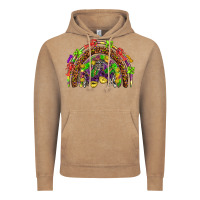 Mardi Gras Rainbow Vintage Hoodie | Teevron