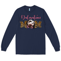 Navy Dalmatian Mom Long Sleeve Tee - Jasminsmagicworld