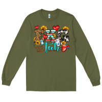 Army Green ekg tech Long Sleeve Tee - OliviaCreatesArt