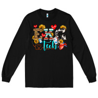Black ekg tech Long Sleeve Tee - OliviaCreatesArt