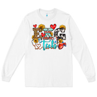 White ekg tech Long Sleeve Tee - OliviaCreatesArt