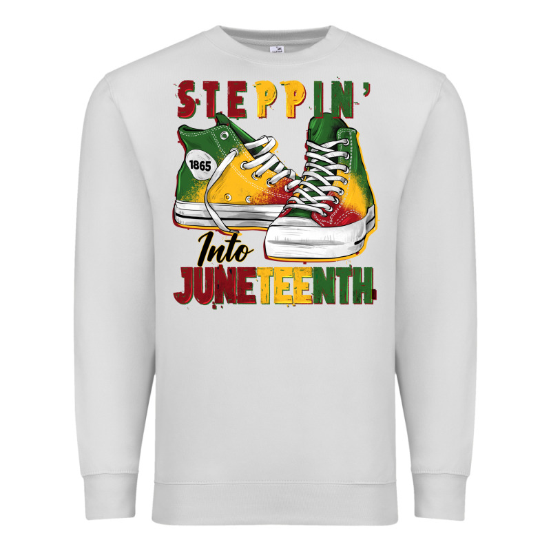 Steppin' Into Juneteenth Premium Sweatshirt by BarkalooDesign | Teevron
