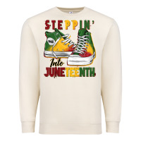 Sandshell steppin' into juneteenth Premium Sweatshirt - BarkalooDesign