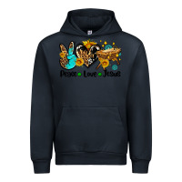 Navy peace love jesus Urban Hoodie - AdoDesignShop