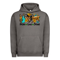 Pigment Tornado peace love jesus Urban Hoodie - AdoDesignShop