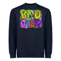 Navy boo crew Heavyweight Sweatshirt - CowhideDigitalArt