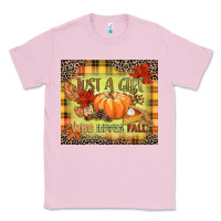 Bubblegum Pink Just a girl who loves Fall Classic Tee - NancyCooperArtShop
