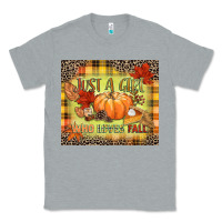 Heather Grey Just a girl who loves Fall Classic Tee - NancyCooperArtShop