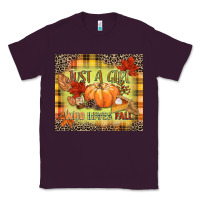 Plum Just a girl who loves Fall Classic Tee - NancyCooperArtShop