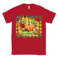 Red Just a girl who loves Fall Classic Tee - NancyCooperArtShop