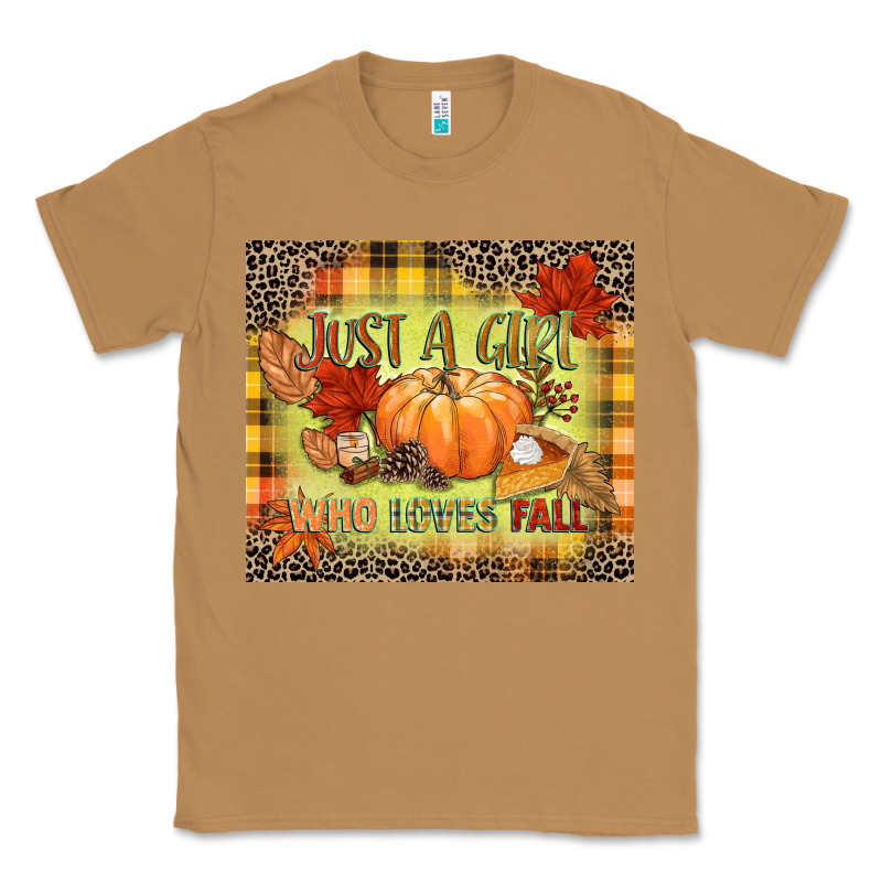 Just A Girl Who Loves Fall Classic Tee by NancyCooperArtShop | Teevron
