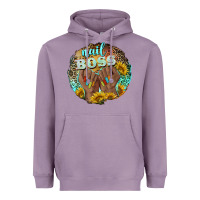 Lavender nail boss Heavyweight Hoodie - BarkalooDesign