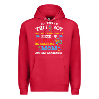 Cardinal LIL Autism Mom Premium Hoodie - CowhideDigitalArt