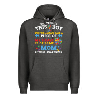Charcoal Heather LIL Autism Mom Premium Hoodie - CowhideDigitalArt