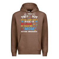 Chestnut LIL Autism Mom Premium Hoodie - CowhideDigitalArt