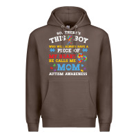 Coffee LIL Autism Mom Premium Hoodie - CowhideDigitalArt
