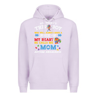 Lilac LIL Autism Mom Premium Hoodie - CowhideDigitalArt