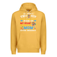 Mustard LIL Autism Mom Premium Hoodie - CowhideDigitalArt