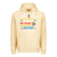 Pina Colada LIL Autism Mom Premium Hoodie - CowhideDigitalArt