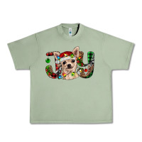 Oil Green Christmas chihuahua joy Urban Heavy Tee - RanaPortraitStore