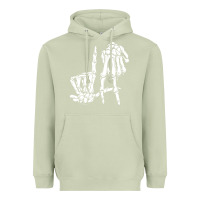 Matcha la hand sign lazy diy halloween costume skeleton los angeles pullover Heavyweight Hoodie - trangStudio