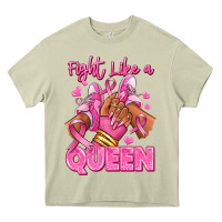 Mossy Survivor queen Breast Cancer afro girl sneakers Heavy Core Tee - RanaPortraitStore