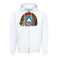White mini Zipper Hoodie - SublimationCraftShop