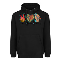 Black peace love nails Heavyweight Hoodie - BarkalooDesign