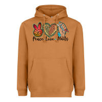 Meerkat peace love nails Heavyweight Hoodie - BarkalooDesign