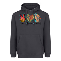 Smoke peace love nails Heavyweight Hoodie - BarkalooDesign