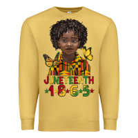 Antique Gold juneteenth 1865 black boy Premium Sweatshirt - BarkalooDesign