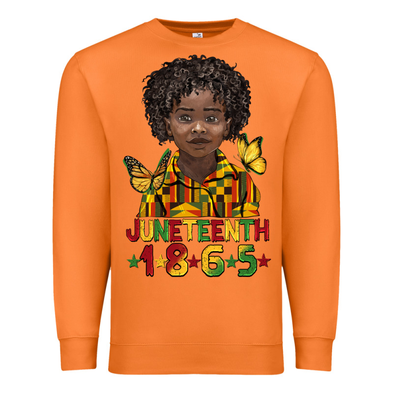 Juneteenth 1865 Black Boy Premium Sweatshirt by BarkalooDesign | Teevron