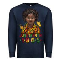 Navy juneteenth 1865 black boy Premium Sweatshirt - BarkalooDesign