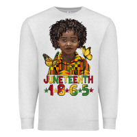 Oatmeal Heather juneteenth 1865 black boy Premium Sweatshirt - BarkalooDesign