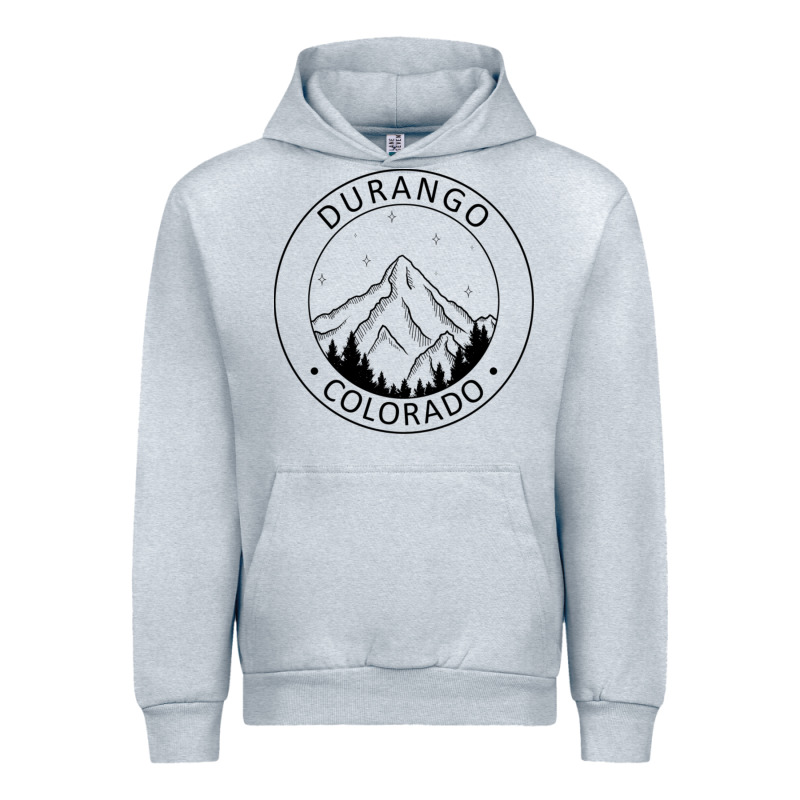 Durango Mountain City - Colorado State Souvenir Gift Urban Hoodie by trangStudio | Teevron
