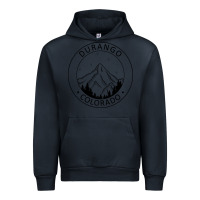 Navy Durango Mountain City - Colorado State Souvenir Gift Urban Hoodie - trangStudio