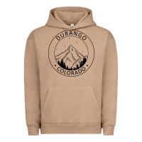 Pigment Burro Durango Mountain City - Colorado State Souvenir Gift Urban Hoodie - trangStudio