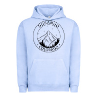 Pigment Grape Ice Durango Mountain City - Colorado State Souvenir Gift Urban Hoodie - trangStudio